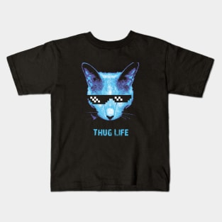 Thug Life (cat) Kids T-Shirt